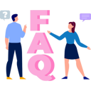 پیش‌نمایش فایل boy-and-girl-are-talking-about-faq-10873909 از پک سوالات متداول