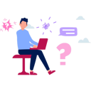 پیش‌نمایش فایل boy-is-reading-faqs-on-laptop-10873914 از پک سوالات متداول