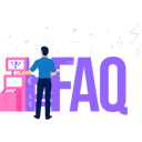 پیش‌نمایش فایل boy-is-standing-in-front-of-faq-machine-10873796 از پک سوالات متداول