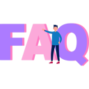 پیش‌نمایش فایل boy-pointing-to-faq-sign-10873901 از پک سوالات متداول