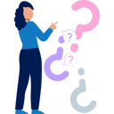 پیش‌نمایش فایل girl-is-pointing-at-the-hint-for-faqs-10873932 از پک سوالات متداول