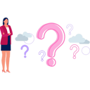 پیش‌نمایش فایل girl-is-standing-near-the-question-sign-10873817 از پک سوالات متداول