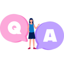 پیش‌نمایش فایل girl-is-telling-about-question-and-answer-10873898 از پک سوالات متداول