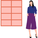 پیش‌نمایش فایل beautiful-girl-is-posing-near-the-window-10890501 از پک مد