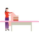 پیش‌نمایش فایل beautiful-lady-is-folding-the-clothes-10890548 از پک مد