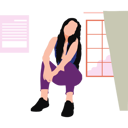 پیش‌نمایش فایل beautiful-lady-is-sitting-and-posing-10890482 از پک مد