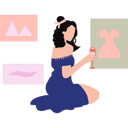 پیش‌نمایش فایل fashion-girl-is-holding-a-glass-of-wine-10890460 از پک مد