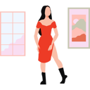 پیش‌نمایش فایل fashion-lady-is-standing-in-nice-dress-10890516 از پک مد