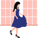 پیش‌نمایش فایل fashionable-girl-is-wearing-party-dress-10890522 از پک مد