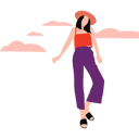 پیش‌نمایش فایل fashionable-lady-is-happy-and-posing-10890463 از پک مد
