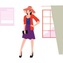 پیش‌نمایش فایل girl-posing-in-hat-10890525 از پک مد