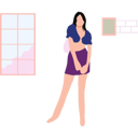 پیش‌نمایش فایل happy-girl-is-standing-10890480 از پک مد