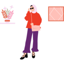 پیش‌نمایش فایل hijabian-girl-is-wearing-sunglasses-10890466 از پک مد