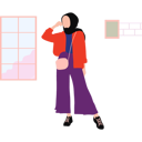 پیش‌نمایش فایل hijabian-is-posing-10890510 از پک مد