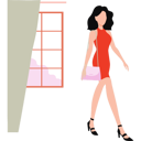 پیش‌نمایش فایل modern-girl-is-walking-10890521 از پک مد