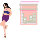 پیش‌نمایش فایل modern-girl-is-wearing-summer-dress-10890453 از پک مد
