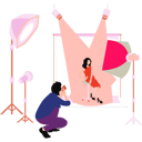 پیش‌نمایش فایل photographer-is-taking-pictures-of-a-model-10890535 از پک مد