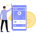 پیش‌نمایش فایل boy-looking-at-digital-wallet-on-mobile-10731255 از پک کیف پول دیجیتال
