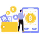 پیش‌نمایش فایل boy-pointing-at-bitcoin-on-mobile-phone-10731254 از پک کیف پول دیجیتال
