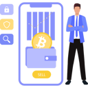 پیش‌نمایش فایل boy-showing-bitcoin-currency-on-mobile-10731248 از پک کیف پول دیجیتال