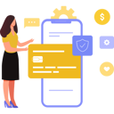 پیش‌نمایش فایل girl-is-explaining-the-concept-of-credit-card-10731237 از پک کیف پول دیجیتال