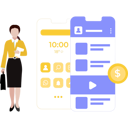 پیش‌نمایش فایل girl-is-standing-near-smartphone-10731246 از پک کیف پول دیجیتال