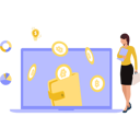 پیش‌نمایش فایل girl-looking-at-digital-wallet-on-laptop-10731250 از پک کیف پول دیجیتال