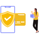 پیش‌نمایش فایل girl-looking-at-secure-money-transfer-10731221 از پک کیف پول دیجیتال