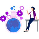 پیش‌نمایش فایل girl-is-looking-at-the-global-experiment-10928968 از پک روز ملی علوم و آزمایش