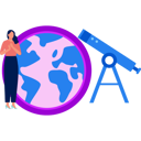پیش‌نمایش فایل girl-is-standing-next-to-the-telescope-10928884 از پک روز ملی علوم و آزمایش