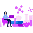 پیش‌نمایش فایل girl-is-working-on-laptop-10928910 از پک روز ملی علوم و آزمایش