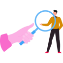 پیش‌نمایش فایل boy-is-showing-magnifying-glass-10928116 از پک بزرگ‌نمایی