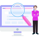 پیش‌نمایش فایل businessman-is-standing-in-front-of-the-monitor-10928085 از پک بزرگ‌نمایی