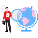 پیش‌نمایش فایل businessman-is-standing-near-globe-table-10928086 از پک بزرگ‌نمایی