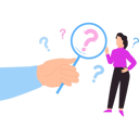 پیش‌نمایش فایل businesswoman-is-looking-at-question-mark-on-the-magnifying-glass-10928100 از پک بزرگ‌نمایی
