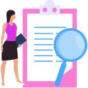 پیش‌نمایش فایل businesswoman-is-looking-at-the-clipboard-10928153 از پک بزرگ‌نمایی