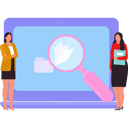 پیش‌نمایش فایل businesswomen-are-standing-in-front-of-the-laptop-10928179 از پک بزرگ‌نمایی