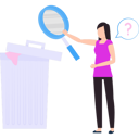 پیش‌نمایش فایل girl-is-pointing-at-the-magnifying-glass-10928098 از پک بزرگ‌نمایی