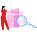 پیش‌نمایش فایل lady-is-pointing-at-the-buildings-10928080 از پک بزرگ‌نمایی