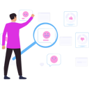 پیش‌نمایش فایل man-is-pointing-at-the-magnifying-glass-10928090 از پک بزرگ‌نمایی