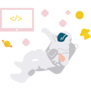 پیش‌نمایش فایل astronaut-coding-in-space-11085312 از پک فضانورد