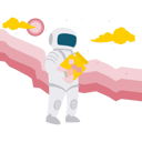 پیش‌نمایش فایل astronaut-holding-jar-11085295 از پک فضانورد