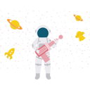 پیش‌نمایش فایل astronaut-holding-space-gun-11085299 از پک فضانورد