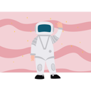 پیش‌نمایش فایل boy-waving-in-space-11085308 از پک فضانورد