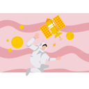 پیش‌نمایش فایل space-boy-in-space-11085322 از پک فضانورد