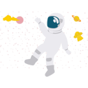 پیش‌نمایش فایل space-boy-standing-11085329 از پک فضانورد