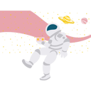 پیش‌نمایش فایل space-man-holding-cassette-11085318 از پک فضانورد