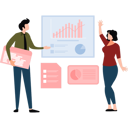 پیش‌نمایش فایل businessman-and-woman-talking-about-analysis-graph-11086231 از پک تحلیل داده‌های کلان