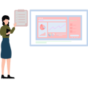پیش‌نمایش فایل businesswoman-looking-at-checklist-for-business-graph-11086205 از پک تحلیل داده‌های کلان