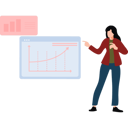 پیش‌نمایش فایل businesswoman-talking-about-finance-graph-11086175 از پک تحلیل داده‌های کلان